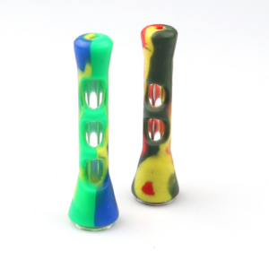 Glass Chillum Pipe w/ Silicone Sleeve For Sale | Free NZ Shipping | $9.99
