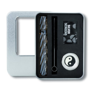 Glass One Hitter Pipe w/ Weed Grinder Set For Sale | Free NZ Shipping