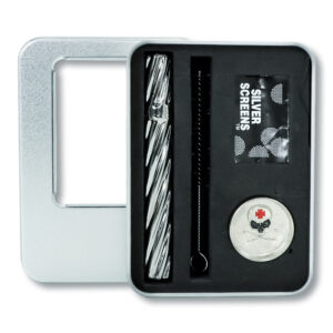 Glass One Hitter Pipe w/ Weed Grinder Set For Sale | Free NZ Shipping