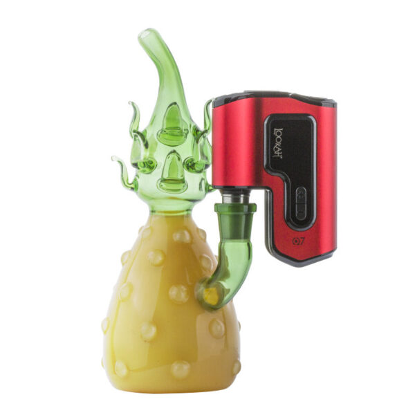 Glass Pineapple Theme Bong w/ Lookah Q7 Electric Dab Nail Set | PB