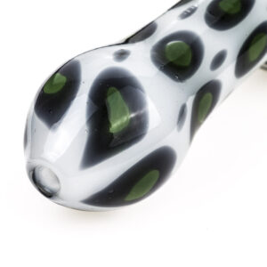 Glass Spoon Pipe Leopard Print  Weed Bowls For Sale  Free NZ Shipping