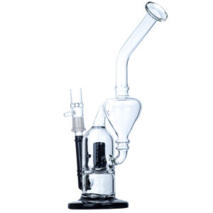 9" Dual Chamber Vortex Glass Bong | Bongs For Sale | Free NZ Shipping