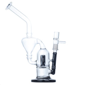9" Dual Chamber Vortex Glass Bong | Bongs For Sale | Free NZ Shipping