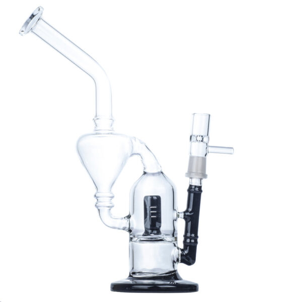 9" Dual Chamber Vortex Glass Bong | Bongs For Sale | Free NZ Shipping