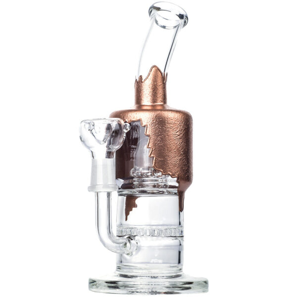 Paint Coated Dual Perc Dab Rig | Glass Bongs For Sale | Free NZ Shipping