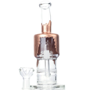 Paint Coated Dual Perc Dab Rig | Glass Bongs For Sale | Free NZ Shipping