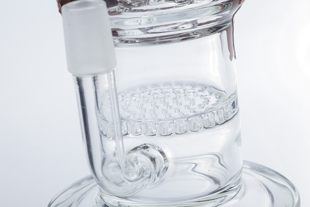 Paint Coated Dual Perc Dab Rig | Glass Bongs For Sale | Free NZ Shipping