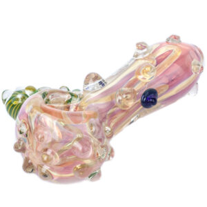 Horn Fumed Glass Pipe | Unique Weed Pipes For Sale | Free NZ Shipping