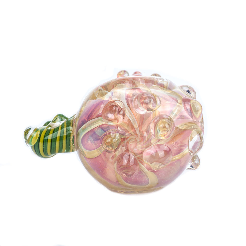 Horn Fumed Glass Pipe | Unique Weed Pipes For Sale | Free NZ Shipping