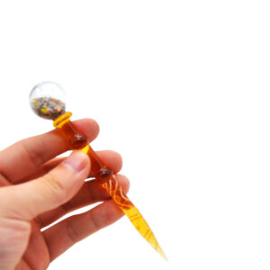 Glitter Globe Novelty Glass Dabber | For Quartz Bangers