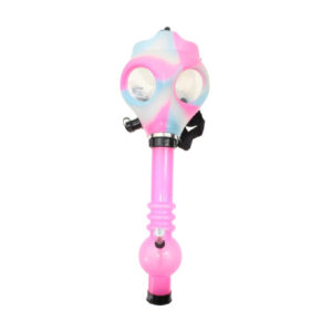 Glow-In-The-Dark Camouflage Silicone Gas Mask Bong | Free NZ Shipping