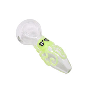 Glow-In-The-Dark Octopus Glass Spoon Pipe For Sale | Free NZ Shipping