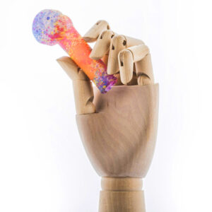 Glow-In-The-Dark Silicone Hand Pipe w/ Lid | For Sale | Free NZ Shipping