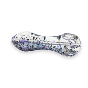 Glow-In-The-Dark Sparkly Glitter Glass Pipe For Sale | Free NZ Shipping