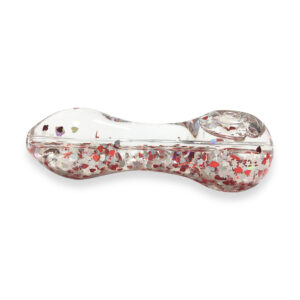 Glow-In-The-Dark Sparkly Glitter Glass Pipe For Sale | Free NZ Shipping