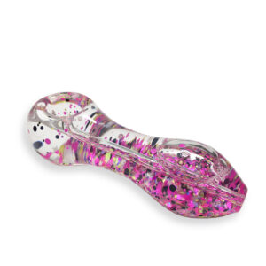Glow-In-The-Dark Sparkly Glitter Glass Pipe For Sale | Free NZ Shipping