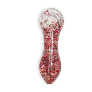 Glow-In-The-Dark Sparkly Glitter Glass Pipe For Sale | Free NZ Shipping