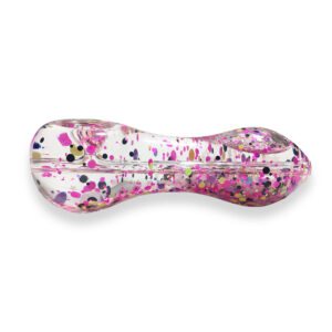 Glow-In-The-Dark Sparkly Glitter Glass Pipe For Sale | Free NZ Shipping