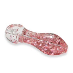 Glow-In-The-Dark Sparkly Glitter Glass Pipe For Sale | Free NZ Shipping