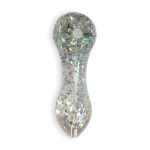 Glow-In-The-Dark Sparkly Glitter Glass Pipe For Sale | Free NZ Shipping