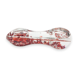 Glow-In-The-Dark Sparkly Glitter Glass Pipe For Sale | Free NZ Shipping
