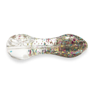 Glow-In-The-Dark Sparkly Glitter Glass Pipe For Sale | Free NZ Shipping