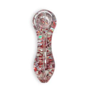 Glow-In-The-Dark Sparkly Glitter Glass Pipe For Sale | Free NZ Shipping