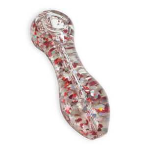 Glow-In-The-Dark Sparkly Glitter Glass Pipe For Sale | Free NZ Shipping
