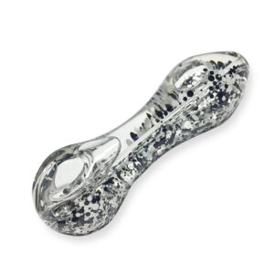 Glow-In-The-Dark Sparkly Glitter Glass Pipe For Sale | Free NZ Shipping
