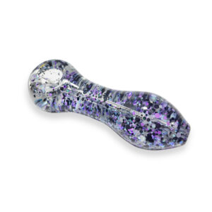 Glow-In-The-Dark Sparkly Glitter Glass Pipe For Sale | Free NZ Shipping
