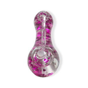 Glow-In-The-Dark Sparkly Glitter Glass Pipe For Sale | Free NZ Shipping