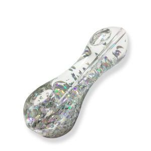 Glow-In-The-Dark Sparkly Glitter Glass Pipe For Sale | Free NZ Shipping