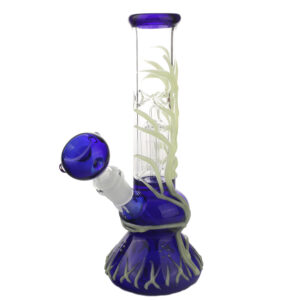 Glow-In-The-Dark Beaker Bong | Glass Bongs For Sale | Free NZ Shipping