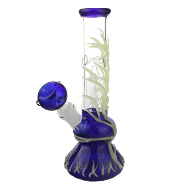 Glow-In-The-Dark Beaker Bong | Glass Bongs For Sale | Free NZ Shipping