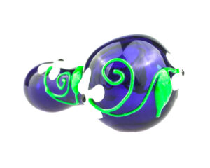 Glow In Dark Flower Glass Pipe | Weed Bowls For Sale | Free NZ Shipping