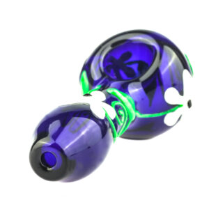 Glow In Dark Flower Glass Pipe | Weed Bowls For Sale | Free NZ Shipping