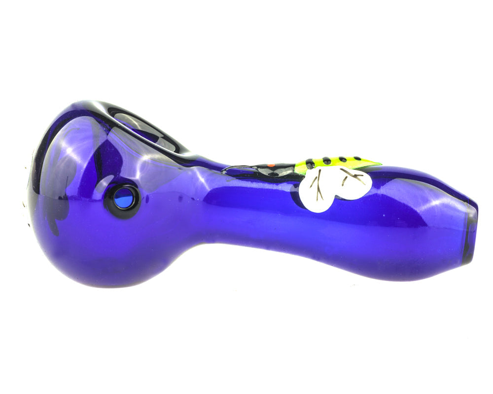 Glow In The Dark Bee Glass Pipe | Weed Bowls For Sale | Free NZ Shipping