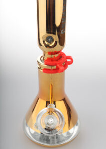 Golden Collapsible Travel Beaker Bong | Bongs For Sale | Free NZ Shipping