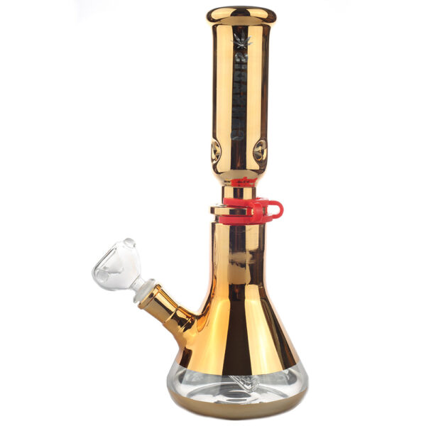 Golden Collapsible Travel Beaker Bong | Bongs For Sale | Free NZ Shipping