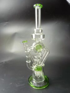 Gourd Perc Recycler Glass Bong | Water Pipes For Sale | Free NZ Shipping