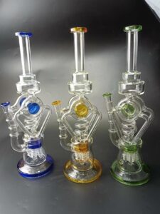 Gourd Perc Recycler Glass Bong | Water Pipes For Sale | Free NZ Shipping