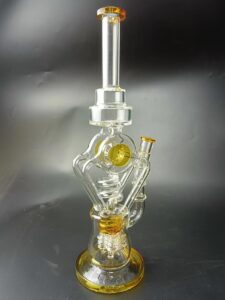 Gourd Perc Recycler Glass Bong | Water Pipes For Sale | Free NZ Shipping