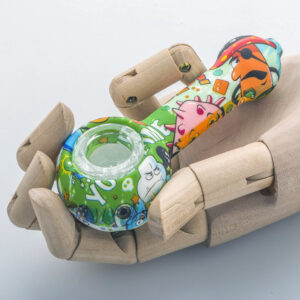 Graffiti Silicone Spoon Hand Pipe/Weed Bowls For Sale | Free NZ Shipping