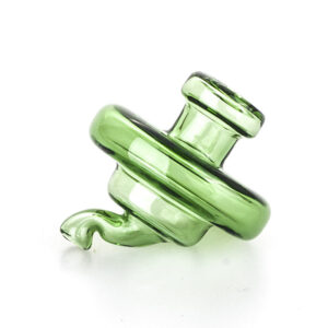 Green Disc Glass Carb Cap For Sale  For Quartz Banger  Free NZ Shipping