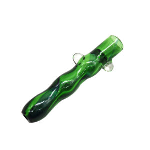 Green Jade One Hitter Glass Pipe | Chillums For Sale | Free NZ Shipping