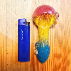 Green Recycler Dab Rig and Three-Toned Glass Pipe Set | Free NZ Shipping