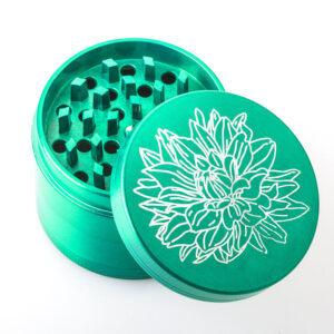 Green Zinc Alloy Weed/Herb Grinder 3 Layer For Sale | Free NZ Shipping