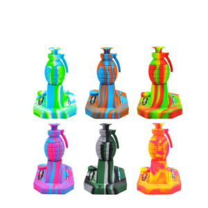 Hand Grenade Silicone Dab Straw - Silicone Nectar Collectors Dab Rigs For Sale - Puffing Bird - Online Headshop