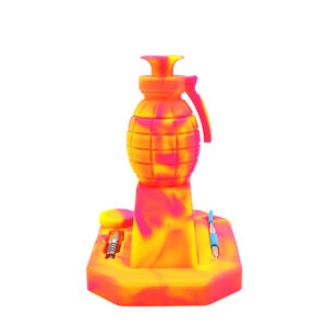 Hand Grenade Silicone Dab Straw - Silicone Nectar Collectors Dab Rigs For Sale - Puffing Bird - Online Headshop