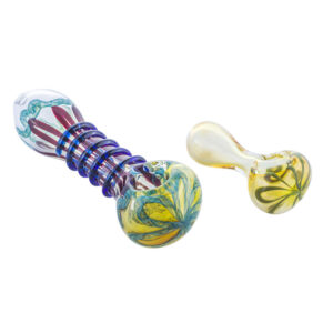 Handmade Nano Pipe w/ Milli Scheme Blue Spiral Pipe Set | Free NZ Shipping